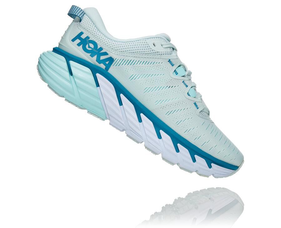 Zapatillas Running Hoka One One Mujer - Gaviota 3 - Azules - GOY543217